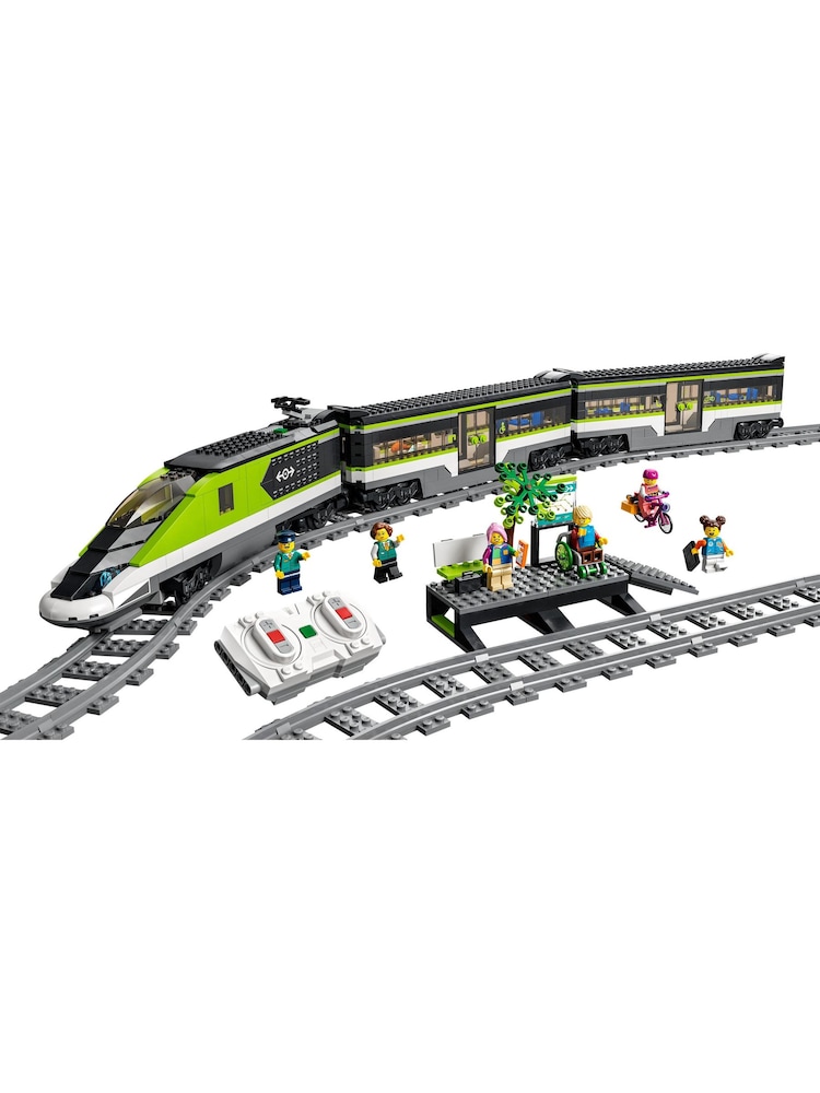 LEGO City Express Passenger Train Toy RC Lights Set 60337 - Image 2 of 9