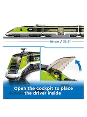 LEGO City Express Passenger Train Toy RC Lights Set 60337 - Image 5 of 9