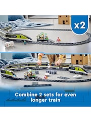 LEGO City Express Passenger Train Toy RC Lights Set 60337 - Image 8 of 9