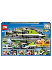 LEGO City Express Passenger Train Toy RC Lights Set 60337 - Image 9 of 9