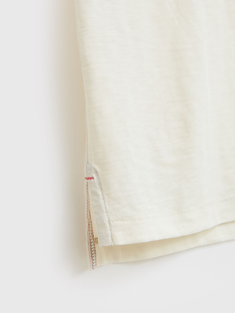 White Stuff Natural Abersoch 100% Cotton Short Sleeve T-Shirt - Image 10 of 10