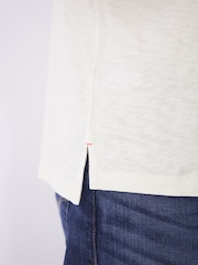 White Stuff Natural Abersoch 100% Cotton Short Sleeve T-Shirt - Image 6 of 10
