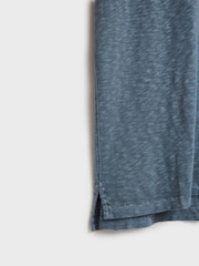 White Stuff Light Blue Abersoch 100% Cotton Short Sleeve T-Shirt - Image 6 of 6
