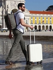 Cabin Max White Expandable Cabin Suitcase - Image 6 of 6