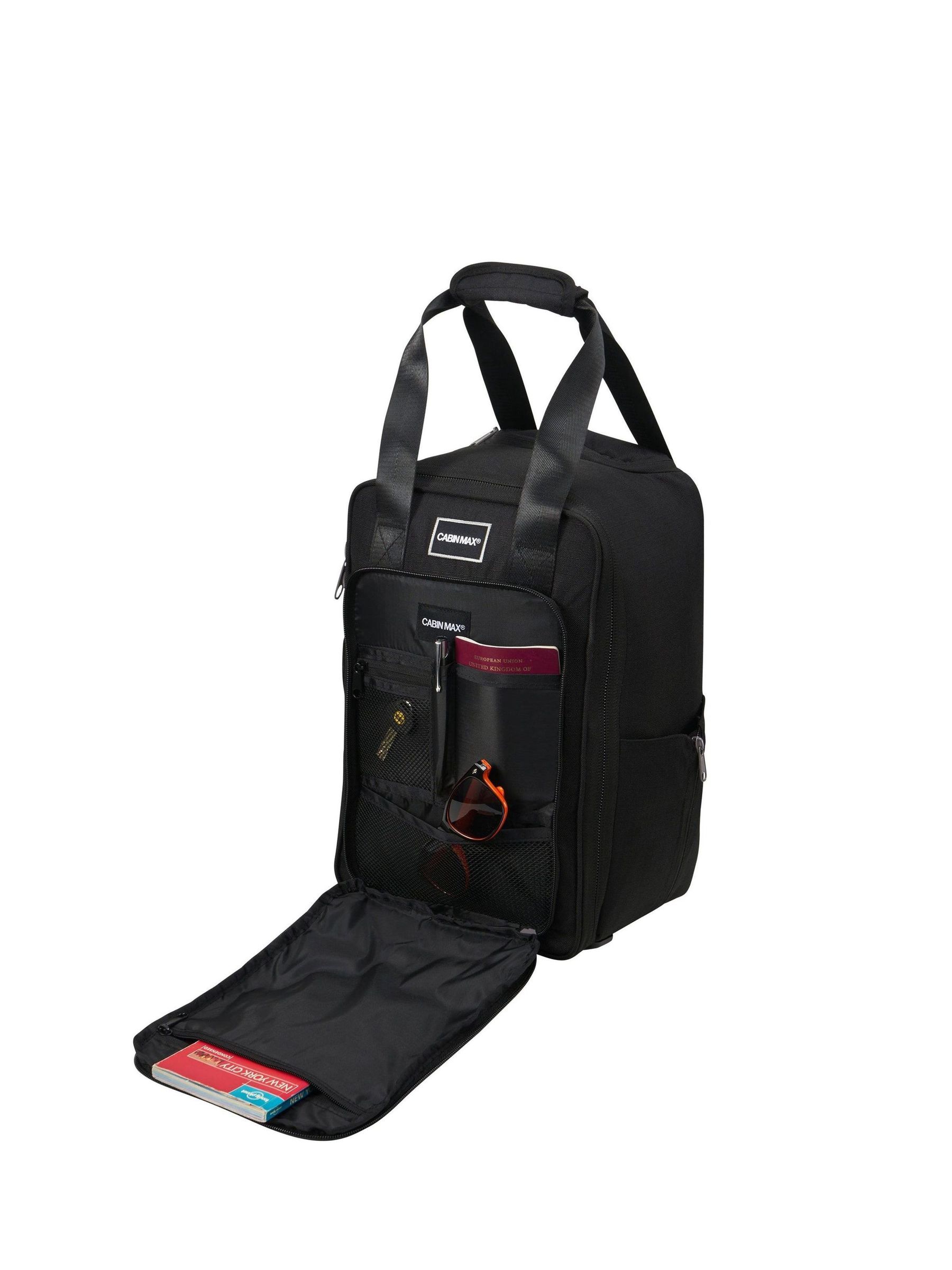 Buy Cabin Max Black Narvik Stowaway 20L 40cm Trolley Bag from the Next ...
