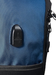 Серый/синий - Cabin Max Manhattan Cabin Travel Bag 40x20x25 Сумка через плечо и рюкзак - Изображение 4 из 5