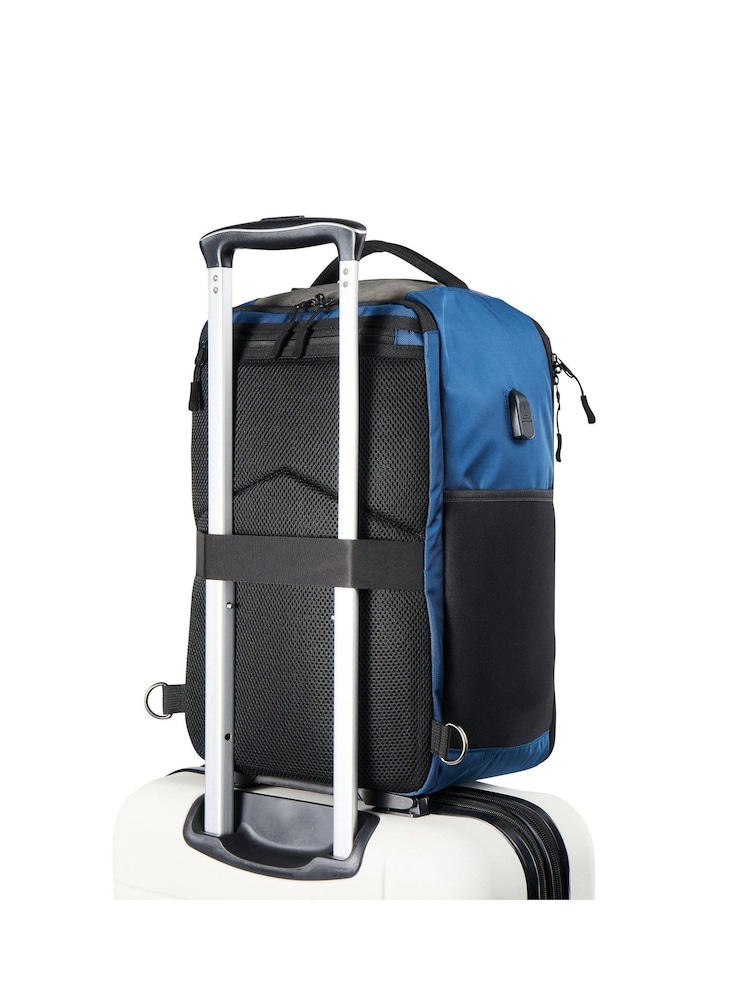 Серый/синий - Cabin Max Manhattan Cabin Travel Bag 40x20x25 Сумка через плечо и рюкзак - Изображение 5 из 5