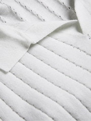 Ted Baker White Botany Regular Open Collar Polo Shirt - Image 6 of 6