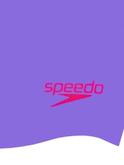 Speedo Purple Junior Plain Moulded Silicone Swimming Cap - Image 2 of 2