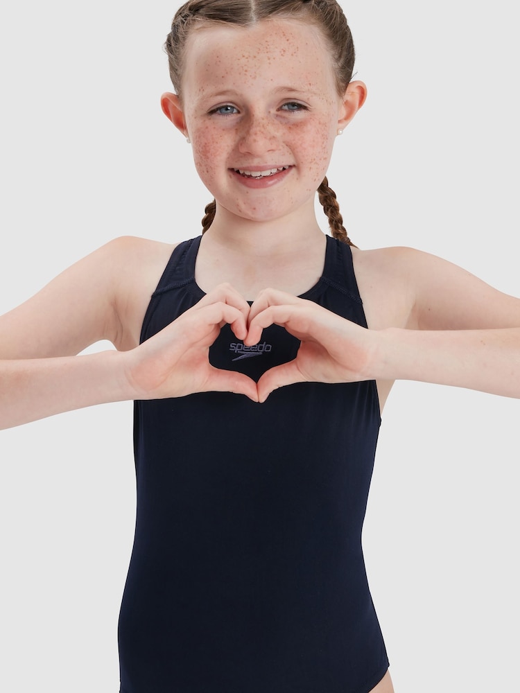Speedo Navy Endurance+ Medalist Swimsuit - Image 4 of 7