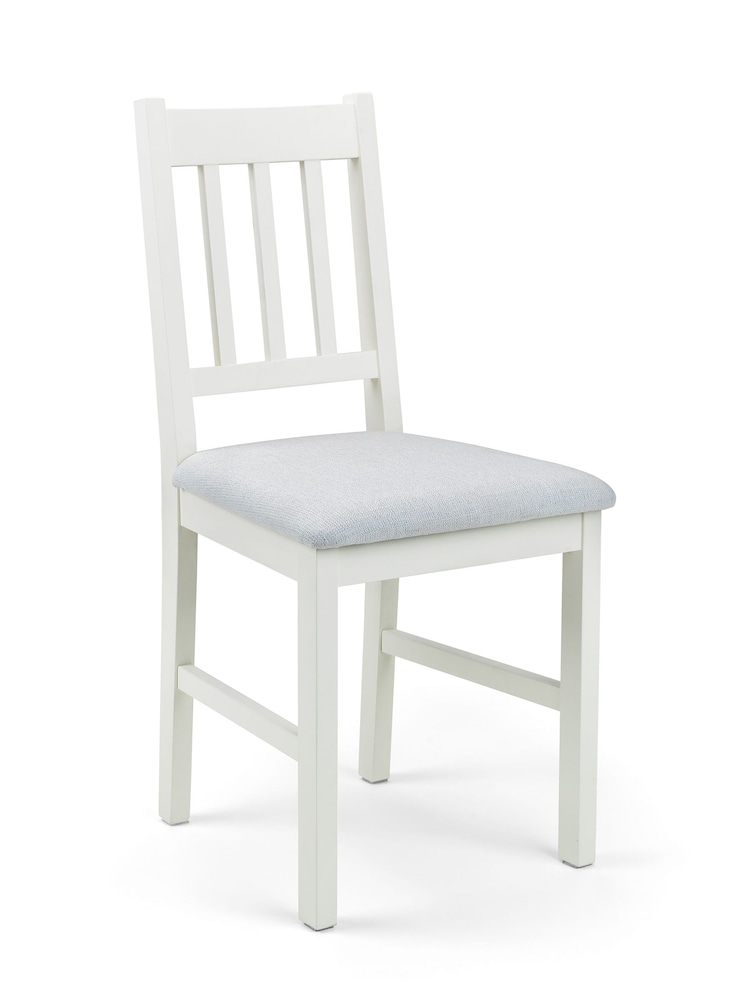 Julian Bowen Set of 2 Ivory Coxmoor Dining Chairs - Image 2 of 8