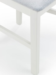 Julian Bowen Set of 2 Ivory Coxmoor Dining Chairs - Image 6 of 8