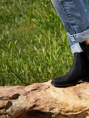 TOMS Charlie Black Leather Chelsea Boots - Image 11 of 11
