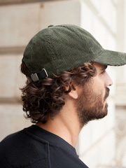 Khaki Green Corduroy Cap - Image 2 of 4