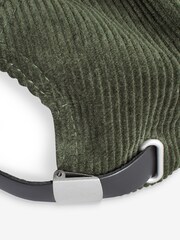 Khaki Green Corduroy Cap - Image 4 of 4