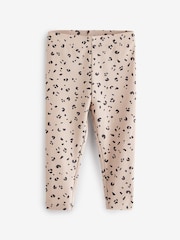 Pastel Ditsy Rib Jersey Leggings 5 Pack (3mths-7yrs) - Image 3 of 7