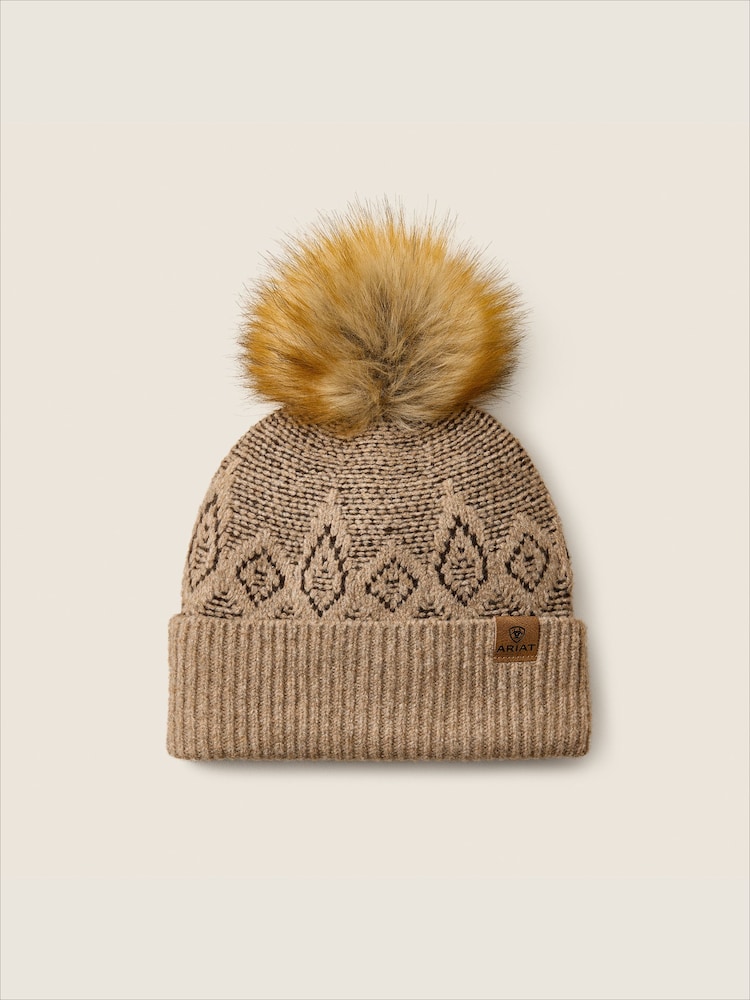 Ariat Green Willow Beanie - Image 1 of 2 Ariat Green Willow Beanie - Image 1 of 2