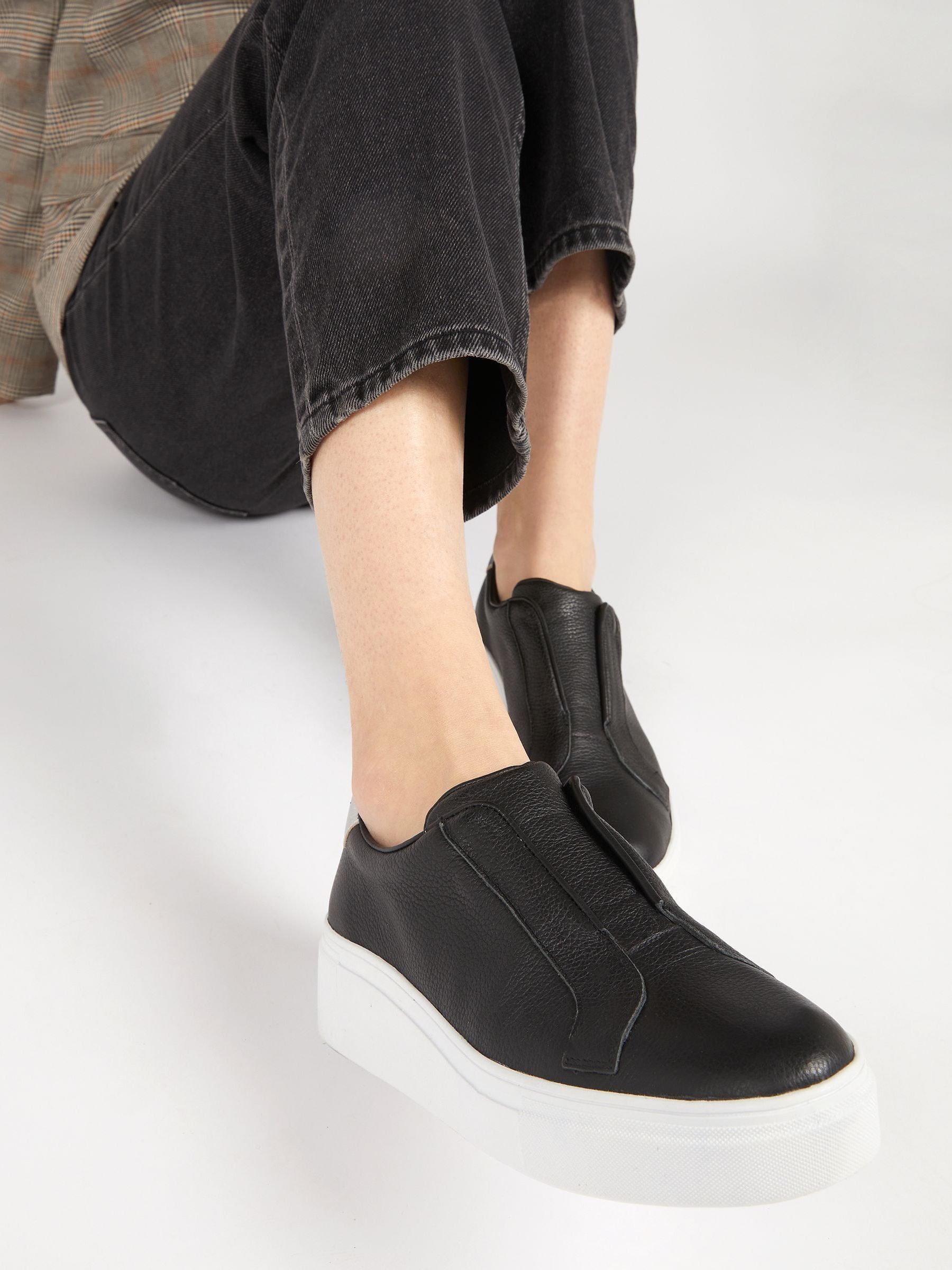Next black trainers cheap
