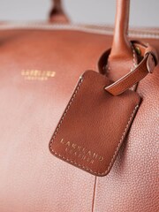 Lakeland Leather Natural Torver Leather Holdall - Image 4 of 4