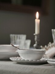 Laura Ashley Set of 4 White Artisan Collectables Bowls - Image 2 of 4