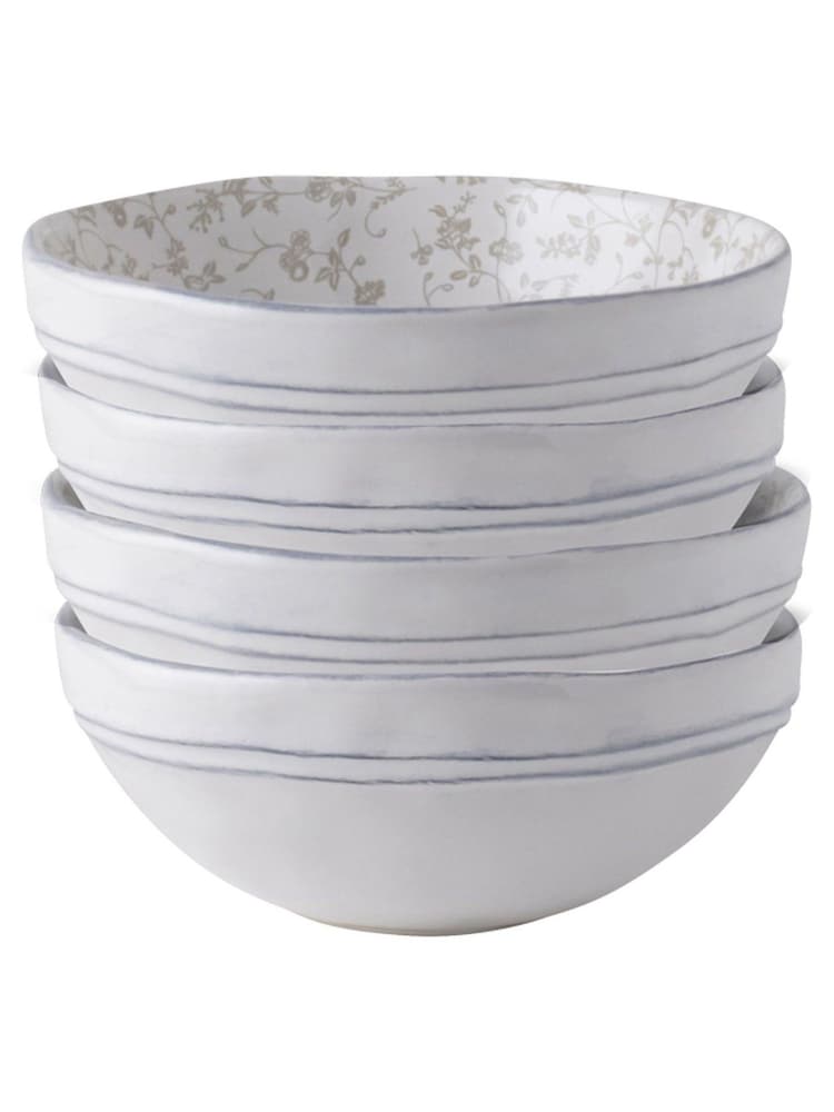 Laura Ashley Set of 4 White Artisan Collectables Bowls - Image 4 of 4