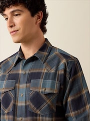 Ariat Black Retro Harbert Fitted Long Sleeve Shirt - Image 4 of 4