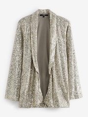 Silver Sequin Blazer - Image 5 of 5