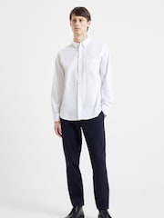 French Connection White Oxford 100% Cotton Long Sleeve Shirt - Image 2 of 4