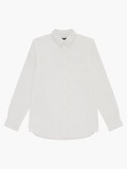 French Connection White Oxford 100% Cotton Long Sleeve Shirt - Image 5 of 5