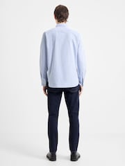French Connection Sky Blue Oxford 100% Cotton Long Sleeve Shirt - Image 2 of 7