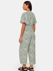 Whistles Yellow Diagonal Leopard Print Jumpsuit - Image 2 of 4