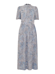 Whistles Ink Blue Spot Blair Dress - Image 3 of 4