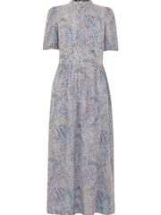 Whistles Ink Blue Spot Blair Dress - Image 4 of 4