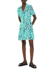 Whistles Green Floral Petal Rowan Dress - Image 1 of 1