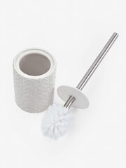 White Tile Geo Toilet Brush - Image 4 of 6