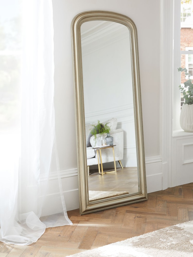 Champagne Gold Beaded Arch Full Length Mirror - Image 2 of 4