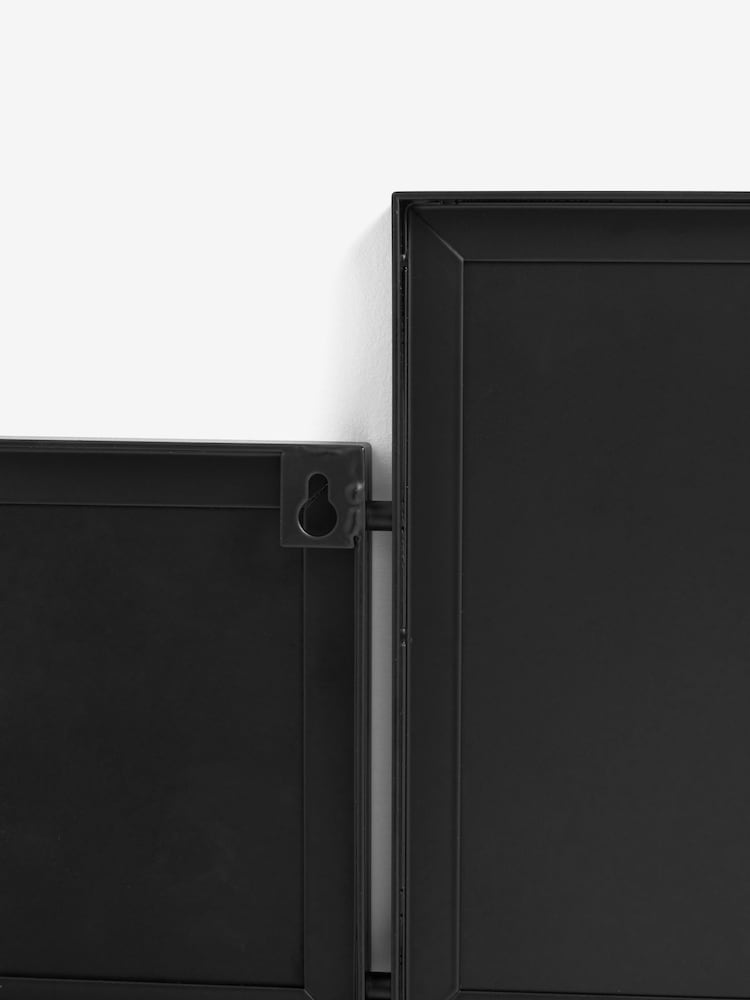 Black Abstract Statement Wall Mirror - Image 5 of 5