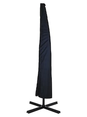Charles Bentley Black Garden Deluxe Waterproof Banana Parasol Cover - Image 2 of 5