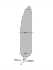 Charles Bentley Black Garden Deluxe Waterproof Banana Parasol Cover - Image 3 of 5