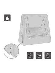 Charles Bentley Black Garden Swing Seat Cover - Image 3 of 5