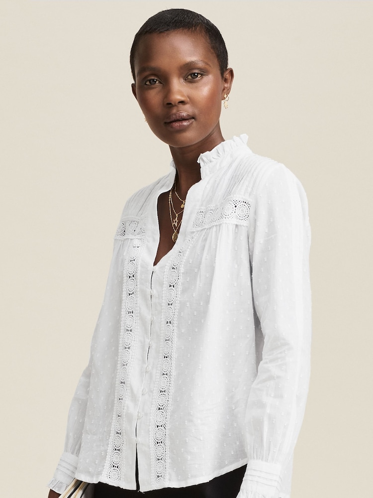 Aspiga White Carrie Blouse - Image 2 of 4