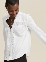 Aspiga White Carrie Blouse - Image 3 of 4