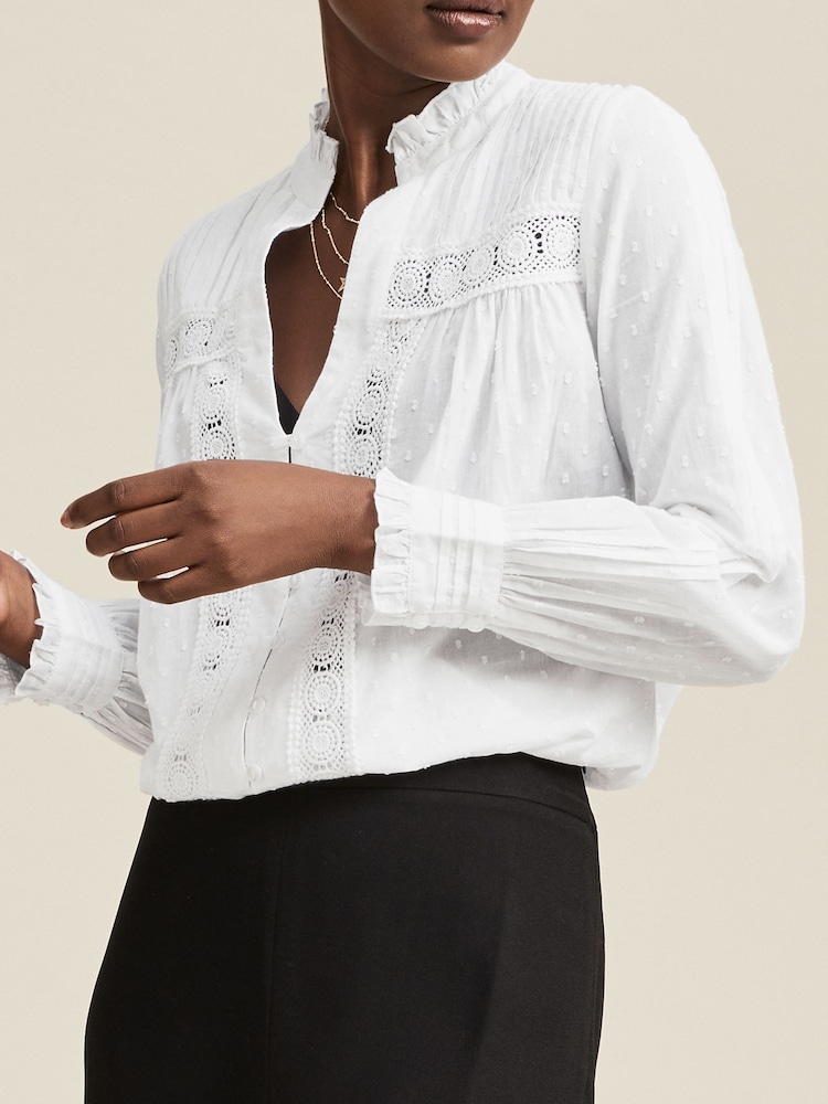 Aspiga White Carrie Blouse - Image 4 of 4