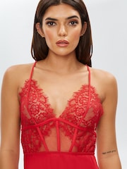 Ann Summers Ce Soir Satin & Lace Chemise Slip Nightie - Image 3 of 4