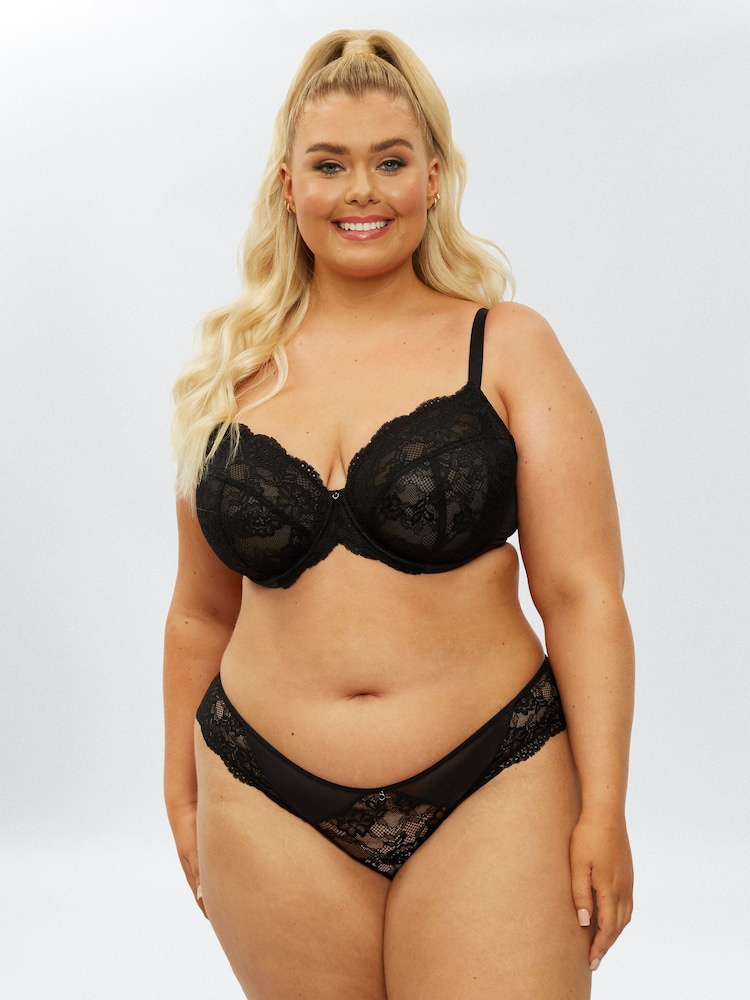 Ann Summers Black Sexy Lace DD+ Bra - Image 2 of 7