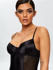 Ann Summers Black The Admitting Satin Body - Image 3 of 4