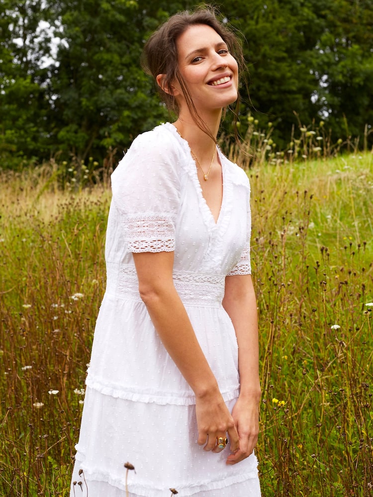 Aspiga White Organic Cotton Viola Dress - Image 2 of 5