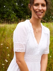 Aspiga White Organic Cotton Viola Dress - Image 4 of 5