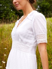 Aspiga White Organic Cotton Viola Dress - Image 5 of 5