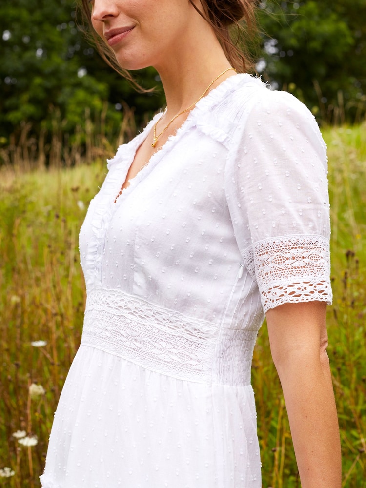 Aspiga White Organic Cotton Viola Dress - Image 5 of 5